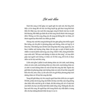 Sách - 100 Mẹo Nuôi Và Chăm Sóc Thú Cưng - Chu Truyền Lâm - VIETNAMBOOK