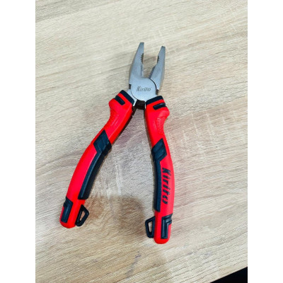 Kìm Điện Đa Năng Công Nghiệp Kirito Màu Đỏ Đen - Dài 8 inch (200mm) - Chất Liệu CR-V Cao Cấp