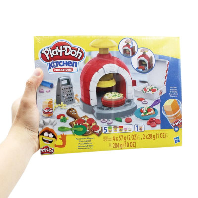 Bộ Đồ Chơi Bột Nặn Máy Làm Bánh Pizza Vui Nhộn - Playdoh F4373 (15 Chi Tiết)