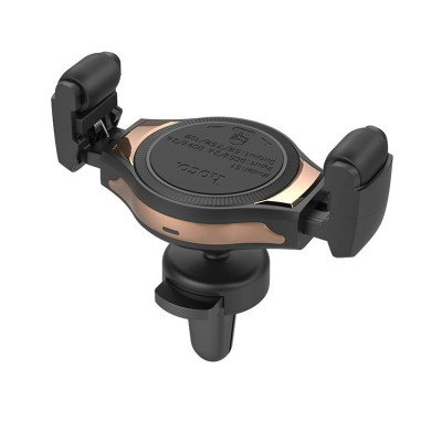 Giá Đỡ Điện Thoại Kiêm Sạc Không Dây Cài Hốc Gió Ô Tô Hoco S1