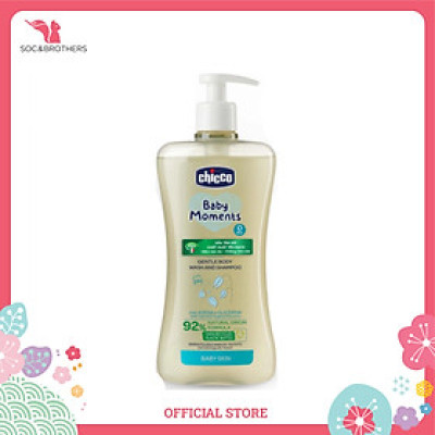 Sữa Tắm Gội Chiết Xuất Yến Mạch 0M+ Chicco (500ml)