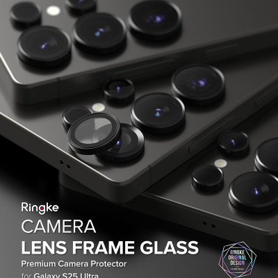Bộ 2 dán camera cho Samsung Galaxy S25 Ultra RINGKE Lens Frame Glass - Hàng Chính Hãng