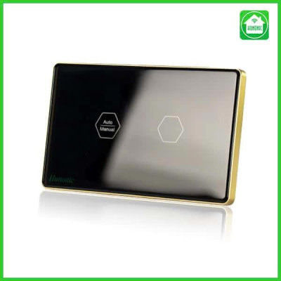 Công Tắc Cầu Thang Wifi Hunonic Viền Vàng Liên Kết Đảo Chiều Không Cần Mạng Internet