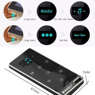 Máy nghe nhạc Lossless Ruizu X05 Bộ Nhớ Trong 8GB AZONE - Hàng Nhập Khẩu
