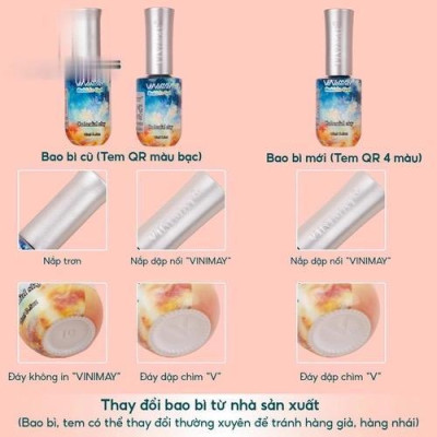 Top Loang Vinimay Cao Cấp Chai 15ml Làm Nail, Sơn Gel Tạo Hiệu Ứng Mây Nước 3D Cho Móng Đẹp Lung Linh