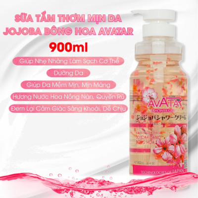 Sữa Tắm Thơm Mịn Da Hương Nước Hoa Avatar (Chai 900 mL)