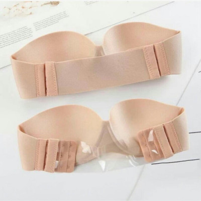 Áo Ngực Nữ - Áo Su Cúp Ngang Dây Lưng Trong Tạo Khe