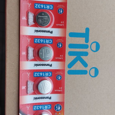 Vỉ 5 Viên Pin CR1632 ( CR 1632/5BE x 1 Vỉ ) Panasonic Lithium 3 V - Hàng Chính Hãng