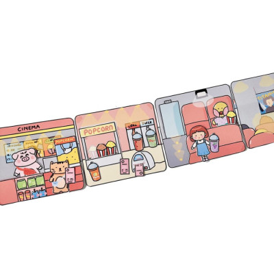 Bộ Tranh Tương Tác Cô Tiên Xanh - Rạp Chiếu Phim