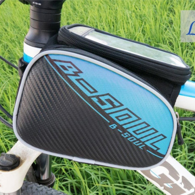 Túi treo sườn xe đạp chống nước cho điện thoại (đỏ)