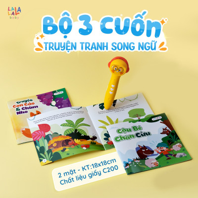 Bút Chấm Đọc Lala Magic Pen Song Ngữ Việt Anh - Đồ Chơi Âm Thanh Tích Hợp Đa Chức Năng kèm Thu Âm Cho Bé – Lalala Baby