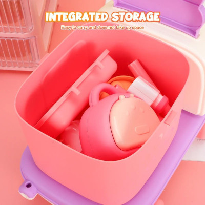 Đồ Chơi Xe Trang Điểm Lưu Động - Play House Beauty Expert - Toys&Joys HY-28 (27 Chi Tiết)