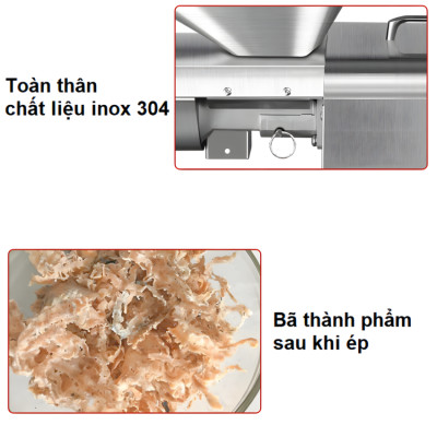 Máy Ép Dầu Nóng-Lạnh WF-J168 AOSIDA Thương Hiệu Cao Cấp Anh Quốc, 1800W, Ép 5-8kg/giờ - Hàng Nhập Khẩu (Bảo Hành 12 Tháng)