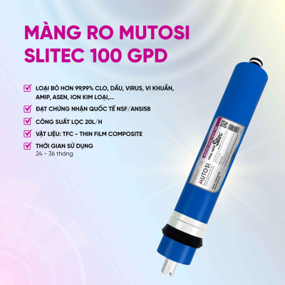 Màng lọc RO Mutosi SLITEC 100GPD - Hàng chính hãng