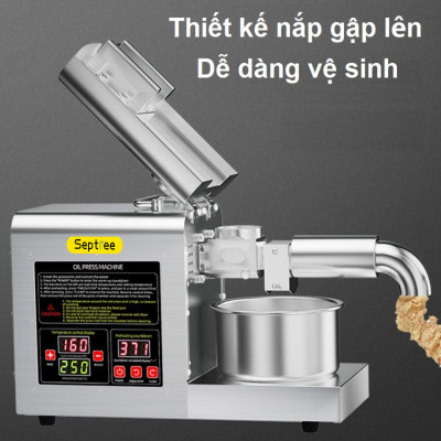 Máy ép dầu thực vật chuyên nghiệp nâng cấp hoàn toàn, dùng trong gia đình hoặc nhà hàng, khách sạn. Thương hiệu Mỹ cao cấp Septree - T3. HÀNG CHÍNH HÃNG