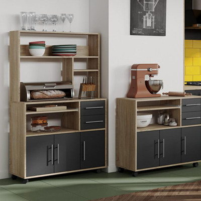 Tủ phòng ăn bằng gỗ phong cách hiện đại SMLIFE Deon