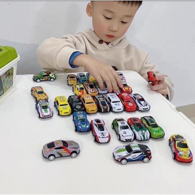 Combo hộp 30 xe ô tô đồ chơi  , nhỏ nhắn xinh xắn , nhiều màu sắc 