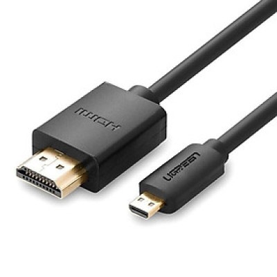 Ugreen UG30103HD127TK 2M màu Đen Cáp chuyển đổi Micro HDMI sang HDMI thuần đồng - HÀNG CHÍNH HÃNG