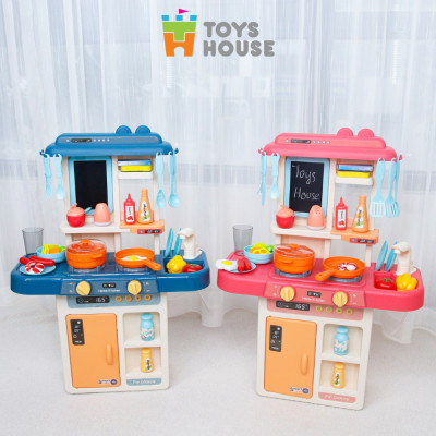 Đồ chơi nấu ăn cho bé/ bộ nhà bếp nấu nướng có vòi nước và bảng vẽ Toyshouse  889-169: đồ chơi hướng nghiệp cho bé