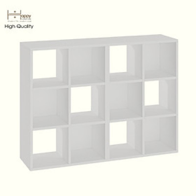 HAPPY FURNITURE , COMBO 2 kệ sách 6 ngăn - CHANN, KSA_103 , 108cm x 28cm x 80cm DxRxC