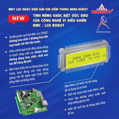 Máy Lọc Nước Ion Kiềm Nóng Lạnh ROBOT UHC - 4911 - Hàng chính hãng