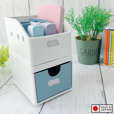 Khay đựng giấy nhớ & đồ dùng văn phòng phẩm Nuube - Hàng Nội Địa Nhật Bản