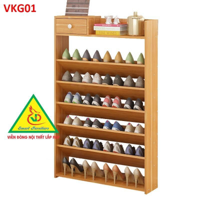 Tủ Giày Hiện Đại Nhiều Ngăn Để Giày, Tiết Kiệm Diện Tích VKG01 - Nội thất lắp ráp Viendong Adv