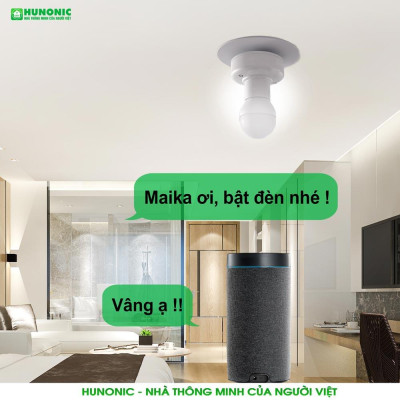 Đui Đèn Wifi Hunonic Điều Khiển Từ Xa Qua Điện Thoại,Tối Ưu Hóa Trải Nghiệm Chiếu Sáng, Hàng Việt Nam