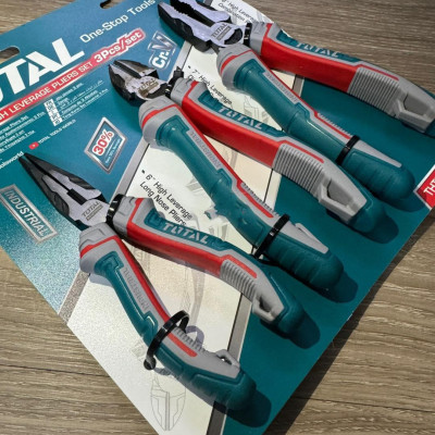 BỘ 3 CÂY KÌM ĐIỆN CAO CẤP TOTAL THT2K0301S - HÀNG CHÍNH HÃNG