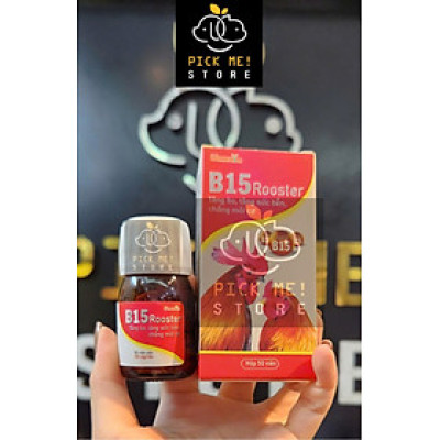 Vemedim B15 Rooster Bổ sung Vitamin giúp Tăng Khối Cơ, Tăng Cường Đề Kháng cho Gà Đá, Chó Mèo