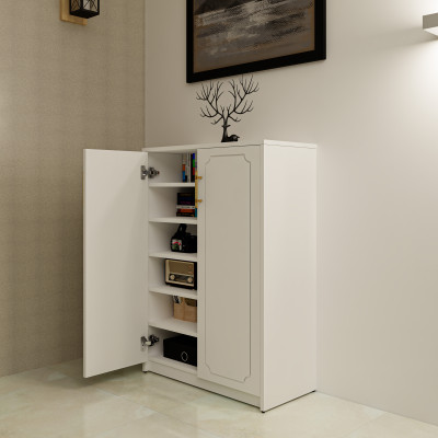 [Happy Home Furniture] NERIS, Tủ lưu trữ 2 cửa mở, 70cm x 34cm x 100cm ( DxRxC), TCM_145