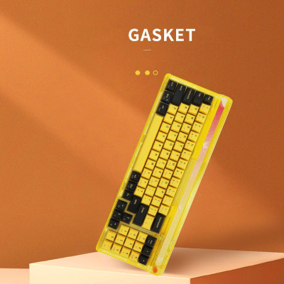 Bàn phím cơ không dây Newmen GM780 Starry Sky Sunset clouds - Sunrise light Nebula  - Hàng Chính Hãng 