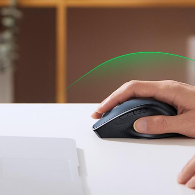 Ugreen UG15807MU101TK 4000DPI Bluetooth 6 nút điều chỉnh kiểu dáng Công thái học Màu Xanh Chuột không dây + BT Không kèm Pin AA - HÀNG CHÍNH HÃNG