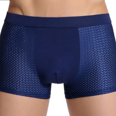 [Combo 3] Quần lót nam Boxer kiểu Lưới thời trang (giao màu ngẫu nhiên Xanh/Đen/Xám)