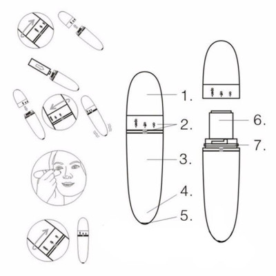 (Hàng Hot) Dụng Cụ matxa Mắt, Chống Bọng Mắt Thâm Quầng Mini Toàn Thân Thẩm Mỹ Loại Xịn (Hàng Nhập Khẩu) Loại Xịn