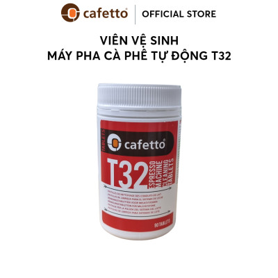 [Hàng chính hãng] Viên vệ sinh máy pha cà phê tự động Cafetto T32 (90 Viên)