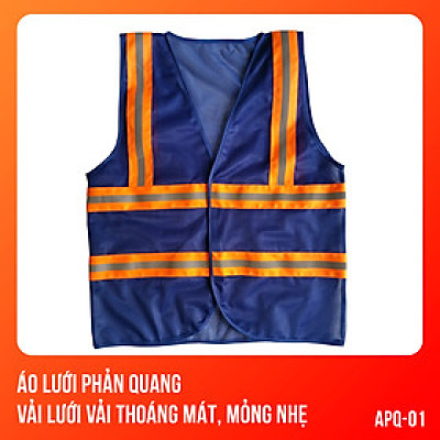 Áo Phản Quang Lưới - Mỏng Nhẹ - Sử Dụng Đa Lĩnh Vực