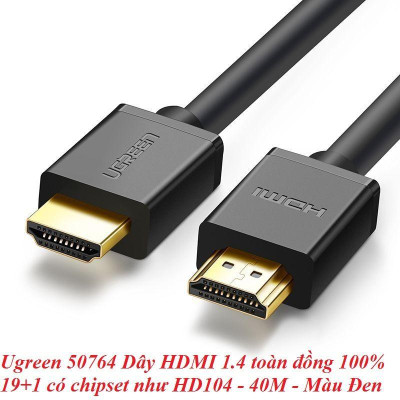 Ugreen UG50764HD104TK 40M Dây HDMI 1.2 toàn đồng 100% 19+1 có chipset - HÀNG CHÍNH HÃNG