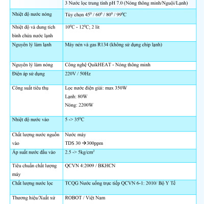 Máy Lọc Nước Điện Giải Ion Kiềm ROBOT IonQueen 1314 Chế Độ Nóng Nguội Lạnh - 13 Tấm Điện Cực Titanium Phủ Platium - Hàng Chính Hãng