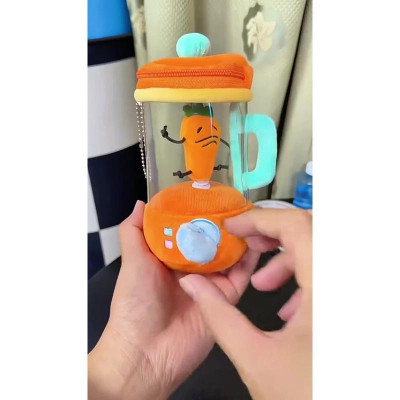 Gấu bông máy xay sinh tố Cà rốt 15cm Plush Carrot Juicer Toy