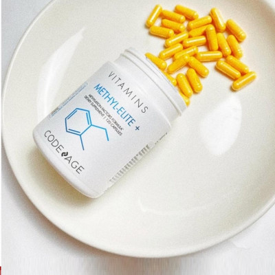 Viên uống bổ não CodeAge Methyl Elite+ - Hỗ Trợ Ngủ Ngon, Tăng Tập Trung, Giảm Stress 120 Viên
