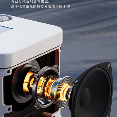 Loa Karaoke Bluetooth SU-YOSO YS-203 Kèm 2 Micro Không Dây ( Hàng Chính Hãng )