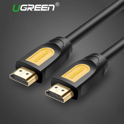 Ugreen UG10115HD101TK 1M màu Vàng Cáp tín hiệu HDMI chuẩn 1.4 hỗ trợ phân giải 4K * 2K - HÀNG CHÍNH HÃNG