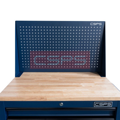 Tủ dụng cụ CSPS 76cm - 05 hộc kéo không nâng hạ màu xanh kèm vách lưới