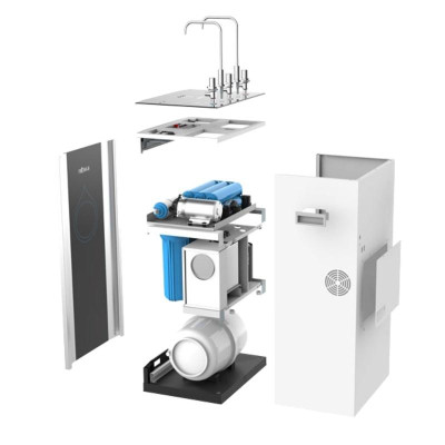 Máy Lọc Nước Nóng Lạnh Karofi KAD-D50 - 10 Lõi Lọc - Hàng Chính Hãng 