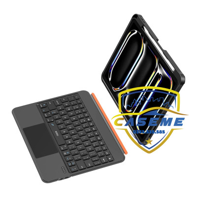 Bao da bàn phím Wi WU MK-007 Pro 360° cho iPad Pro M4 11 inch – Bàn phím cắt kéo siêu nhạy, Touchpad thông minh, pin 500mAh - Hàng Chính Hãng
