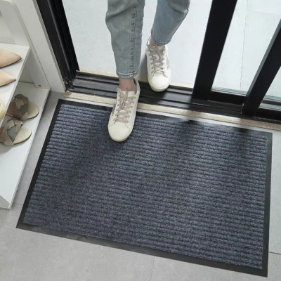 Thảm Chùi Chân chống trượt đế cao su trải sảnh 120cm x180cm - Ghi