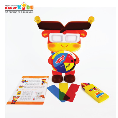 Đồ Chơi HAPPY KIBU Kibu Không Gian Lăng Kính Đa Sắc Màu KB00923-001