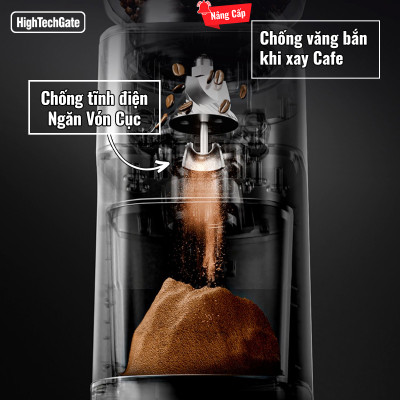 Máy Xay Cà Phê G69 Xay Hạt Cafe Pha Espresso,51 Cấp Độ Xay Mịn, Tự Động Auto, Hàng Chính Hãng