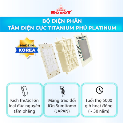 Máy Lọc Nước Điện Giải Ion Kiềm ROBOT iONKing 711 Chế Độ Nóng Nguội Lạnh - Hàng Chính Hãng